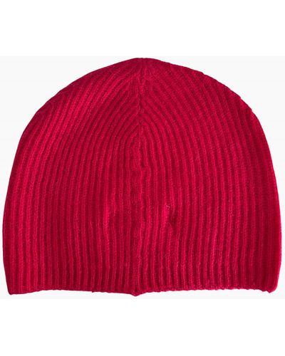 Jumper 1234 Ribbed Beanie - Red