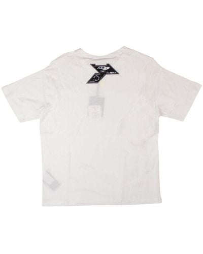Marcelo Burlon Cross Open Shoulder T-shirt - White