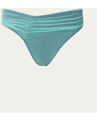 Beth Richards Mesh Delrey Bikini Bottom - Blue