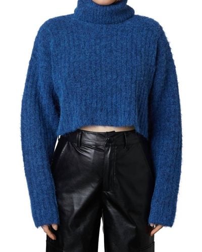 Keepsake Bruni Turtleneck Sweater - Blue