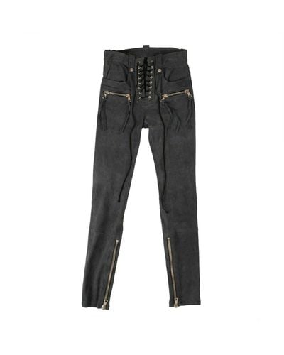 Unravel Project Ombre Effect Skinny Pants - Black