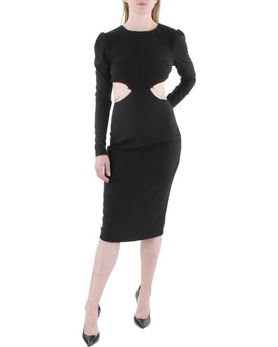 Lea & Viola Cut-out Chain Cocktail And Party Dress - Black