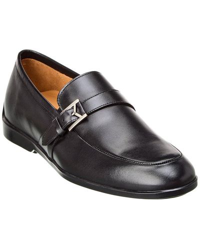 Mezlan Granby Leather Loafer - Black