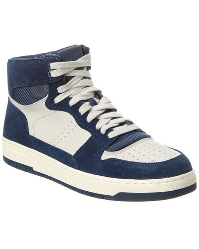 Vince Mason Leather & Suede High-top Sneaker - Blue