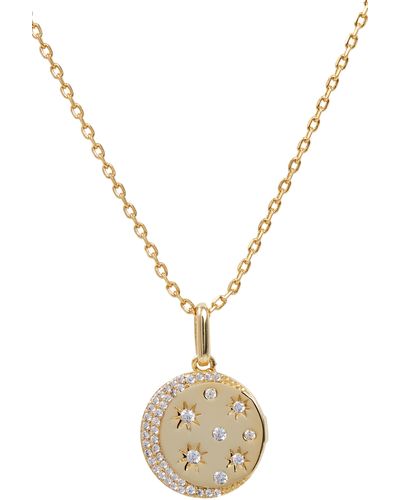 Savvy Cie Jewels Gold Over Sterling Pendant - Metallic