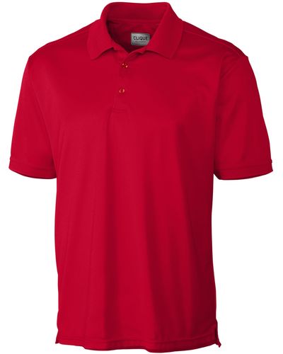 Clique Oslo Piqué Polo Shirt - Red