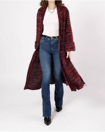 Band Of The Free Sunset Blvd Knit Cardigan - Blue