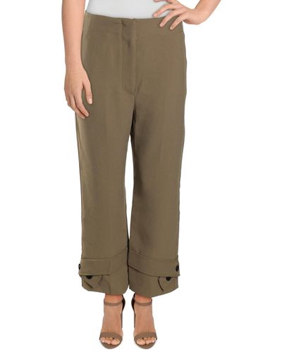 3.1 Phillip Lim Belted Cuff Trouser Trouser Pants - Green