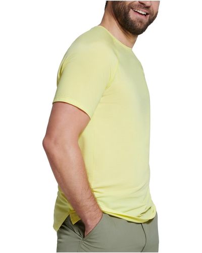 BASS OUTDOOR Performance Fitness Shirts & Tops - Yellow