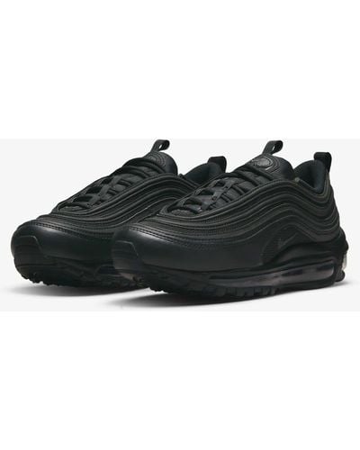 Nike Air Max 97 Dh8016-002 Low Top Running Shoes Size Us 6 Zj522 - Black