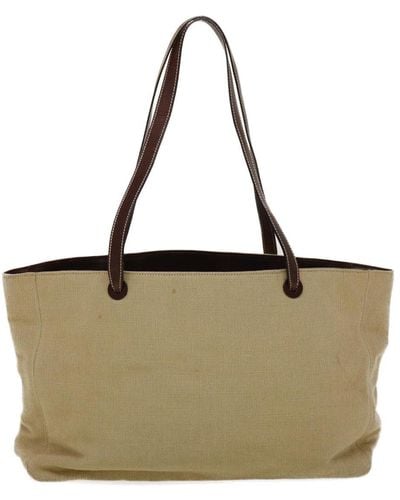 Chanel Canvas Tote Bag (pre-owned) - Brown