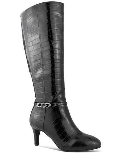 Karen Scott Hanna Wide Calf Mid-calf Boots - Gray