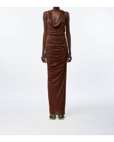 GAUGE81 Ina Long Dress - Brown