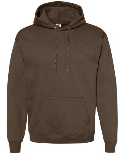 Hanes Ecosmart Hooded Sweatshirt - Brown