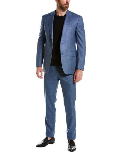 Canali 2pc Wool Suit - Blue