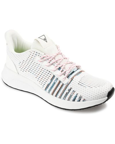 Vance Co. Brewer Knit Athleisure Sneaker - White