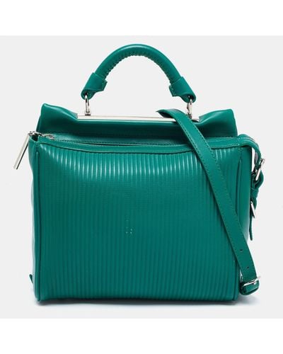 3.1 Phillip Lim 3.1 Philip Lim Leather Ryder Top Handle Bag - Green