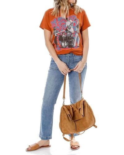 Daydreamer The Who On Repeat Tour Licensed Graphic Tee - Orange