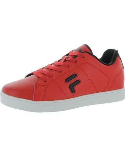 Fila Charleston Lifestyle Low Top Fashion Sneakers - Red