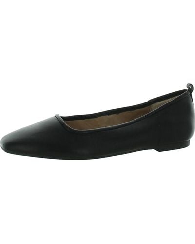 Aqua Gabby Leather Dressy Loafers - Black