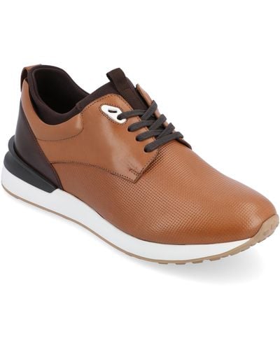Thomas & Vine Zach Casual Leather Sneaker - Brown