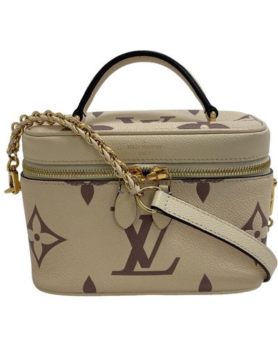 Louis Vuitton Vanity Leather Handbag (pre-owned) - Metallic