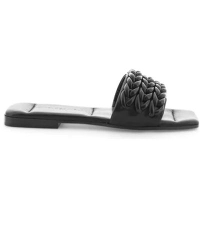 Kennel & Schmenger Rio Braided Slide Sandal - Black