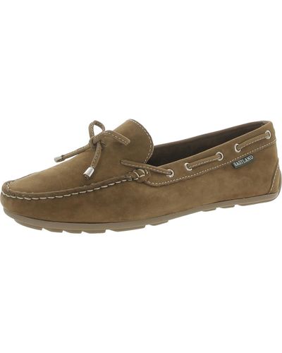 Eastland Star Leather Slip On Loafers - Brown