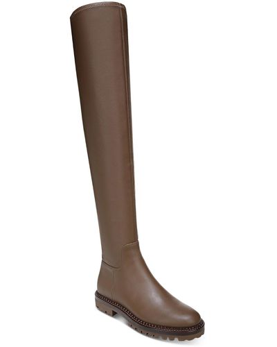 Vince Cabrialugotk Zipper Dressy Over-the-knee Boots - Brown