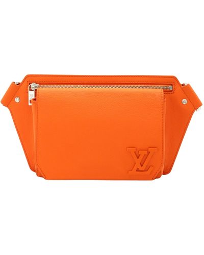Louis Vuitton Takeoff Leather Shoulder Bag (pre-owned) - Orange