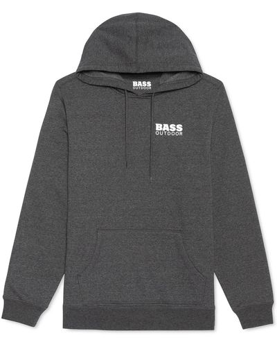 BASS OUTDOOR Fleece Sweatshirt Hoodie - Gray