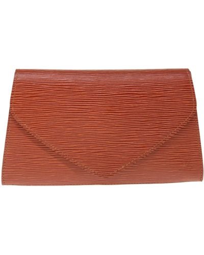 Louis Vuitton Pochette Leather Clutch Bag (pre-owned) - Red