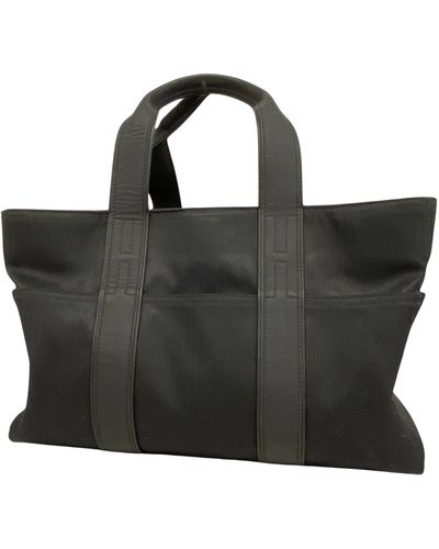 Hermès Acapulco Canvas Tote Bag (pre-owned) - Black