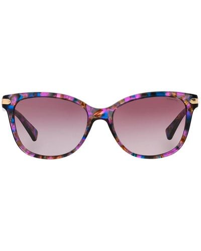 COACH 0hc8132 52888h Cat Eye Sunglasses - Purple