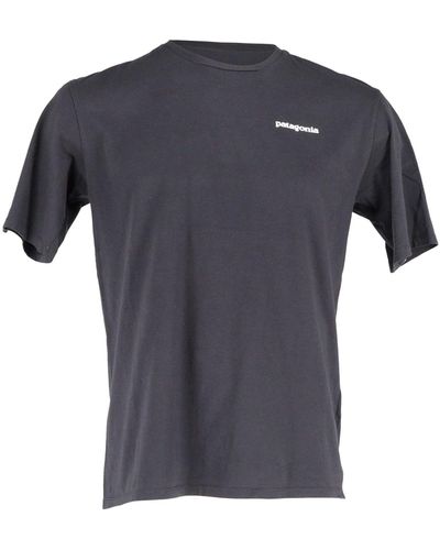 Patagonia Logo Short Sleeve T-shirt - Blue