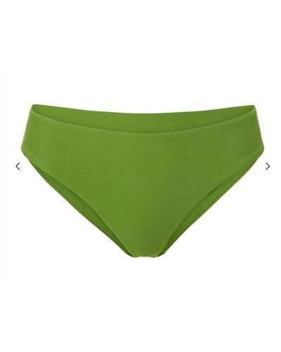 Veronica Beard Taral Bikini Bottom - Green