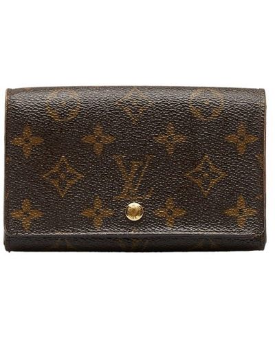 Louis Vuitton Trésor Canvas Wallet (pre-owned) - Gray