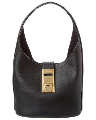 Ferragamo Small Gancini Hobo Bag - Farfetch