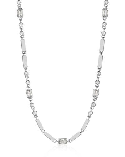 Luv Aj The Rossi Link Chain Necklace - White