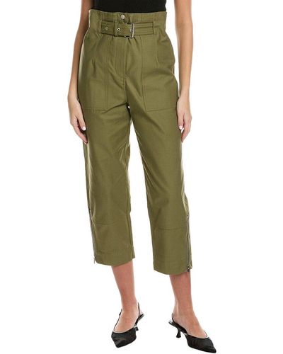3.1 Phillip Lim Belted Cargo Pant - Green
