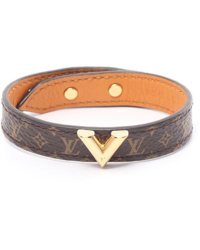Louis Vuitton Brasserie Essential V Monogram Bracelet Pvc Gp - Brown