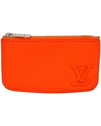 Louis Vuitton Pochette Clés Leather Wallet (pre-owned) - Orange