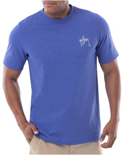 Guy Harvey Graphic Short Sleeve T-shirt - Blue