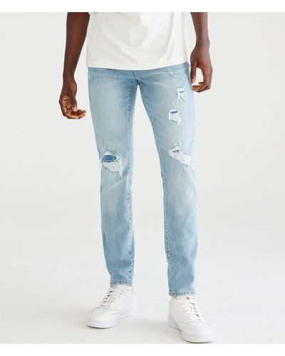 Aéropostale Super Skinny Performance Jean With Trutemp365 Technology - Blue