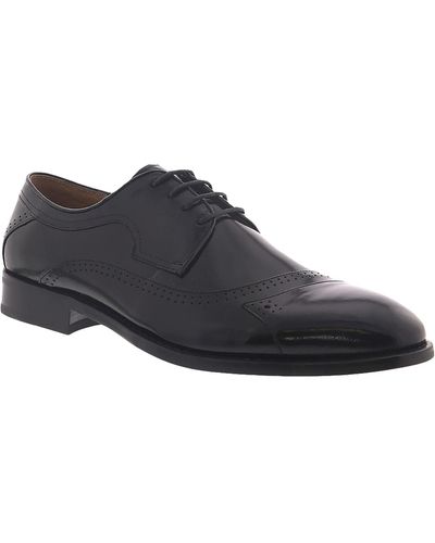Stacy Adams Paxton Patent Leather Ankle Dress Shoes - Black