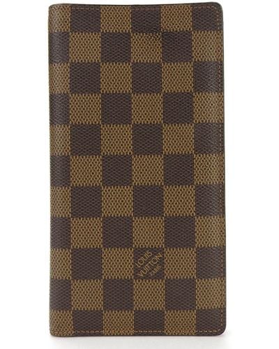 Louis Vuitton Portefeuille Long Canvas Wallet (pre-owned) - Brown