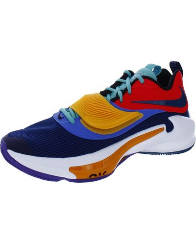 Nike Zoom Freak 3 Knit Performance Basketball Shoes - Blue