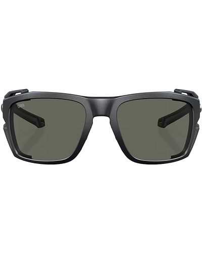 Costa Del Mar King Tide 8 580g Rectangle Polarized Sunglasses - Gray