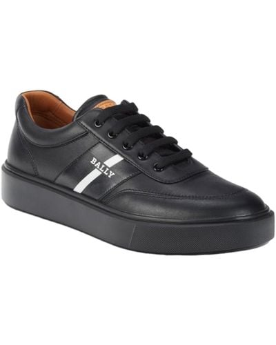 Bally Coby 6240535 Lamb Leather Sneakers - Black