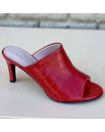 Brenda Zaro Slide Heel - Red